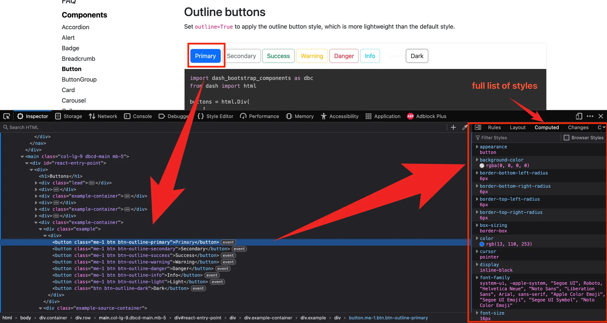 lllustration: the same principle applies to copy styles from another app or source.